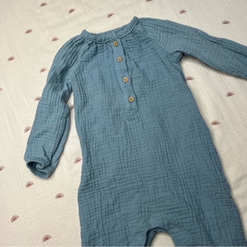 Blue Kids One Piece Bodysuit